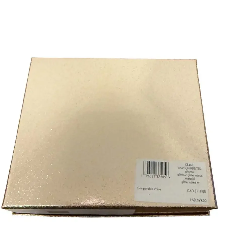 Kate Spade New York Lunar Light Silver Glitter Slim Cardholder New